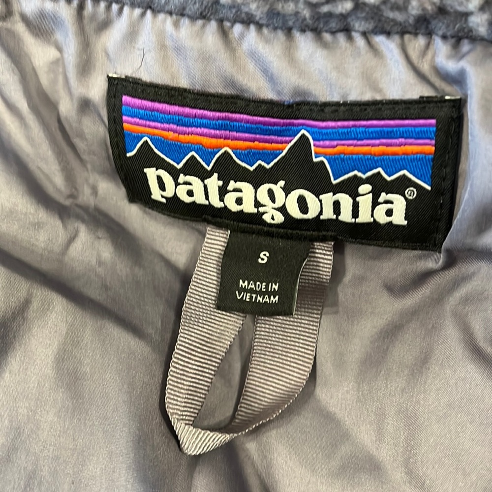 Girls Patagonia Down Parka - Navy - Size Small - Picture 2 of 7